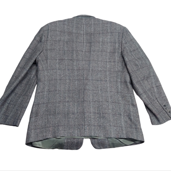 Vintage Pierre Cardin Plaid 2 Button Blazer - Picture 4 of 16
